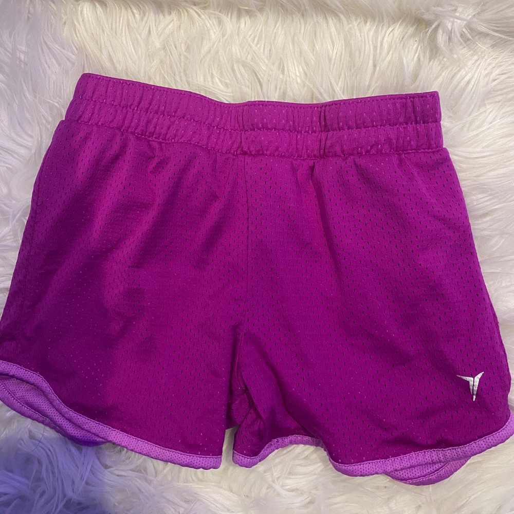 purple shorts